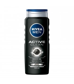 NIVEA MEN, Gel de dus, Active Clean, 500ml