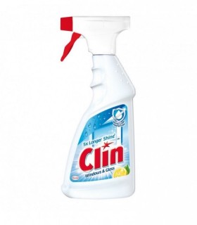 Detergent geamuri Clin Lemon cu pulverizator, 500ml
