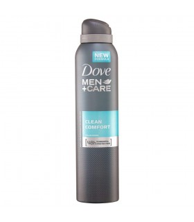 Dove Men+Care, Deodorant Antiperspirant Spray 48h, Clean Comfort, 150 ml