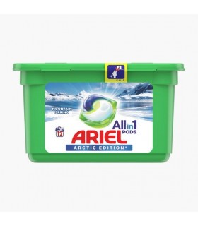 Detergent capsule Ariel All in1 Pods Arctic Edition Mountain Spring 12 buc