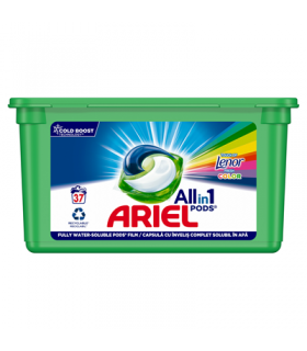 Ariel detergent capsule all in 1 Pods ,37 bucati, Touch of Lenor