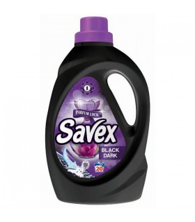 Detergent Automat Savex,  Lichid Lock, 2 in 1 Black Dark, 1.1 l